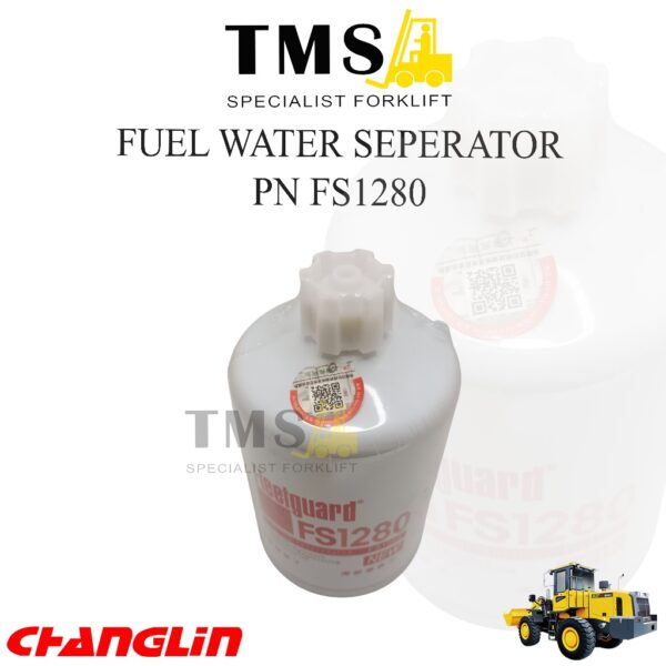 Filter Fleetguard FS1280 Fuel Water Separator Sparepart Alat Berat excavator