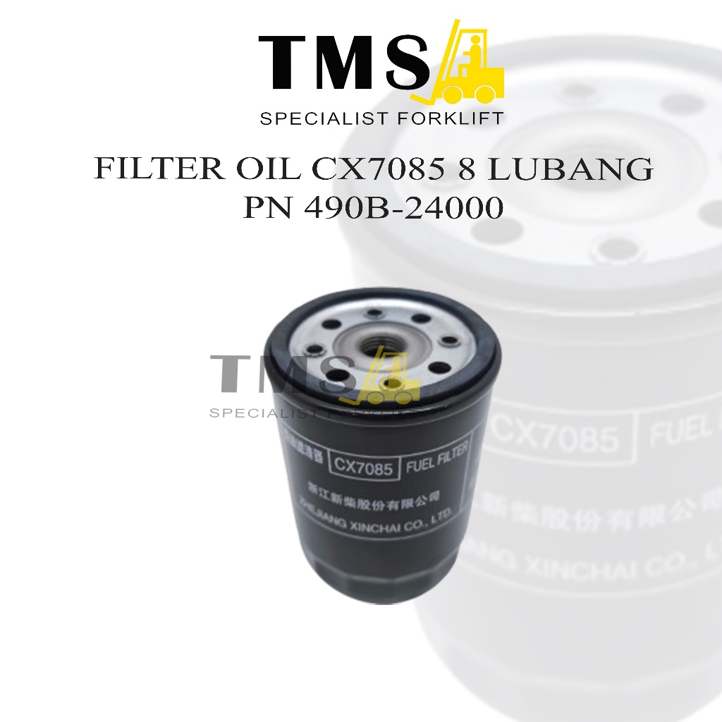 Fuel Filter 490B-24000 CX7085 8 Hole Filter Bensin Forklift HELI BAOLI Xinchai Engine