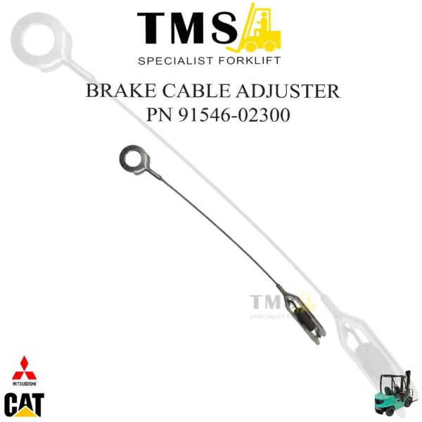 Kabel Brake Cable Adjsuter Mitsubishi 91546-02300 Kabel Fitting REM Forklift CAT