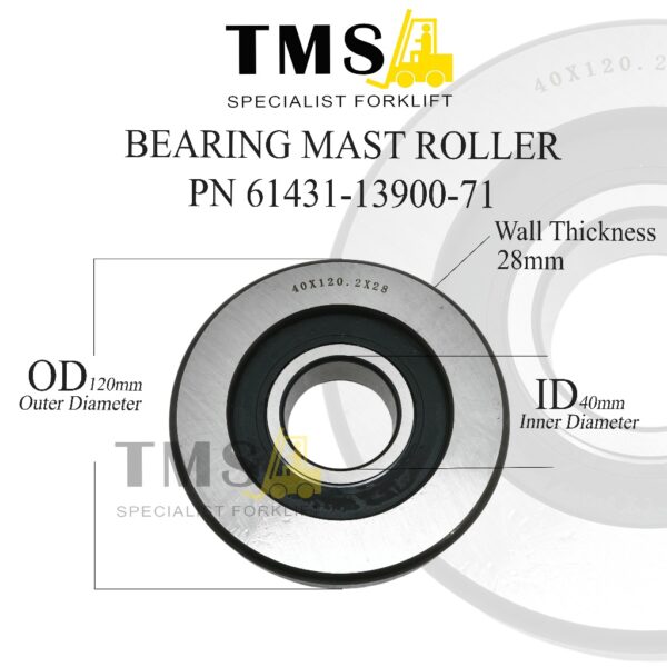 Bearing Mast Roller Part Number 61431-13900-71