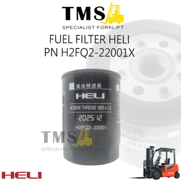 Fuel Filter Forklift HELI Part Number H2FQ2-22001X Forklift CPCD