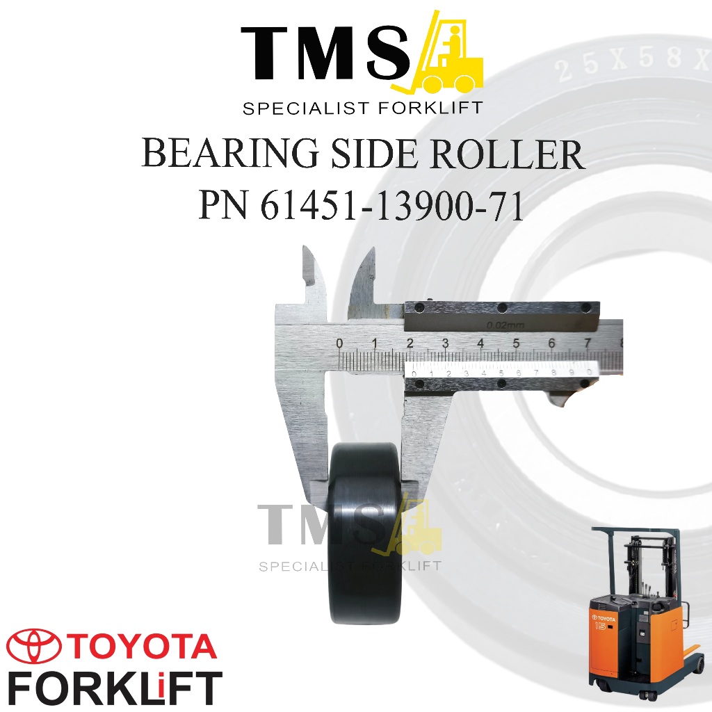 Bearing Side ROLLER Toyota 7FBR10-15 - Gambar 3