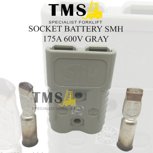 Socket Battery SMH SB SY 175A 600V Gray Power Connection Battery Forklift