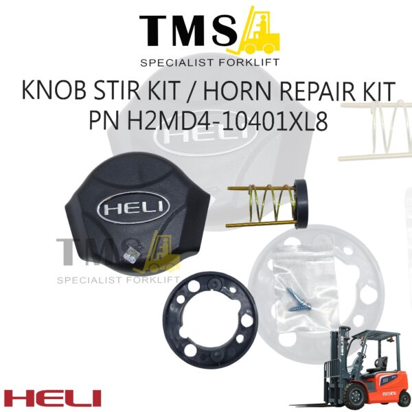 Part Number H2MD4-10401XL8 Horn Repair Kit / Knob Stir Kit Forklift HELI (Horn Button Kit)