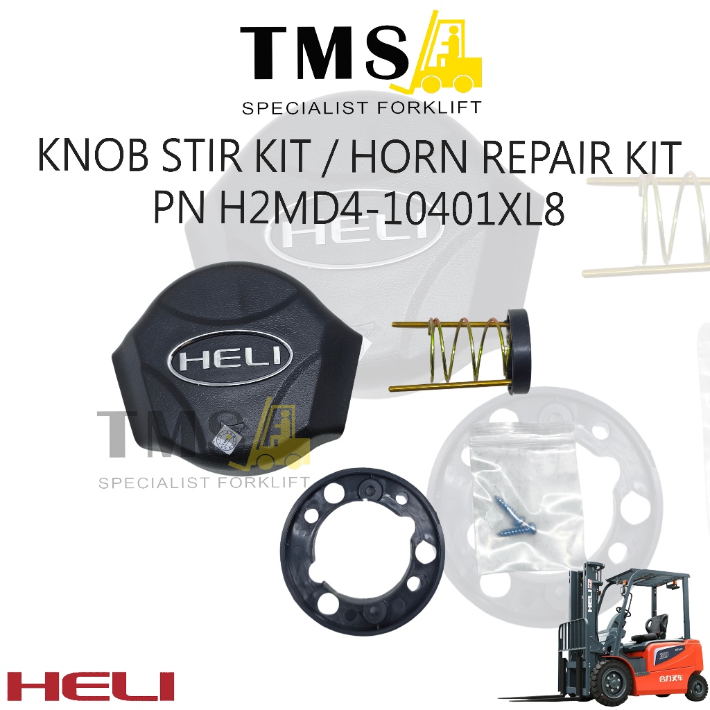 Part Number H2MD4-10401XL8 Horn Repair Kit / Knob Stir Kit Forklift HELI (Horn Button Kit)