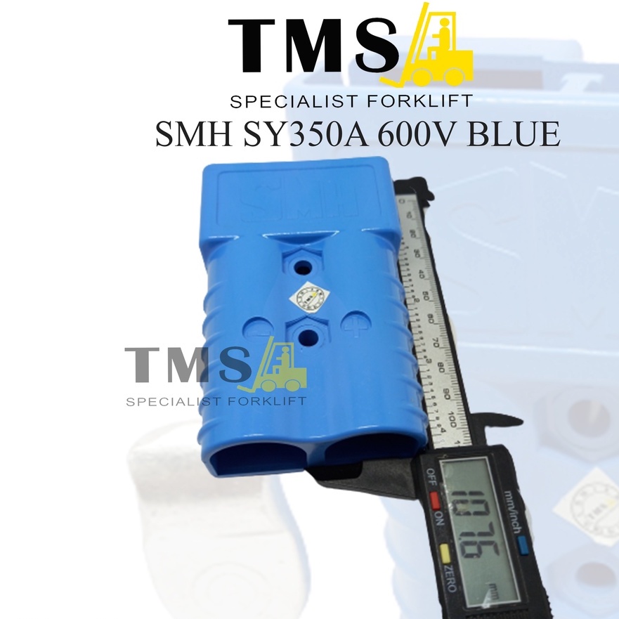 Socket SMH SY 350A Blue Battery Forklift Eletric SMH Plug SY350A Biru - Gambar 3