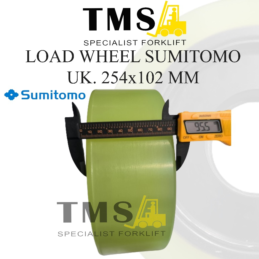 Roda Load Depan Wheel Sumitomo 8FBR18 254x102 Reachtruck - Gambar 4
