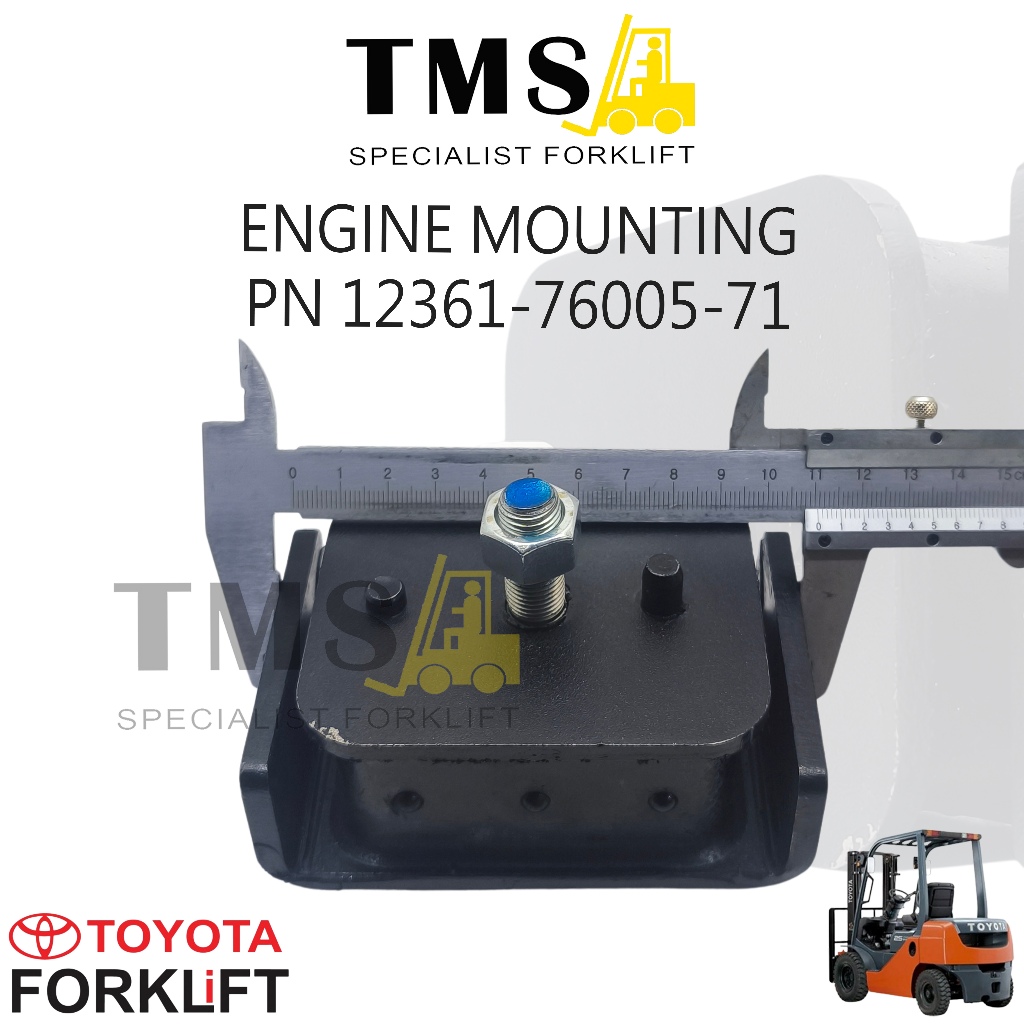 Toyota Engine Mounting Part Number 12361-76005-71 untuk Forklift Toyota 7FD - 8FD - Gambar 5