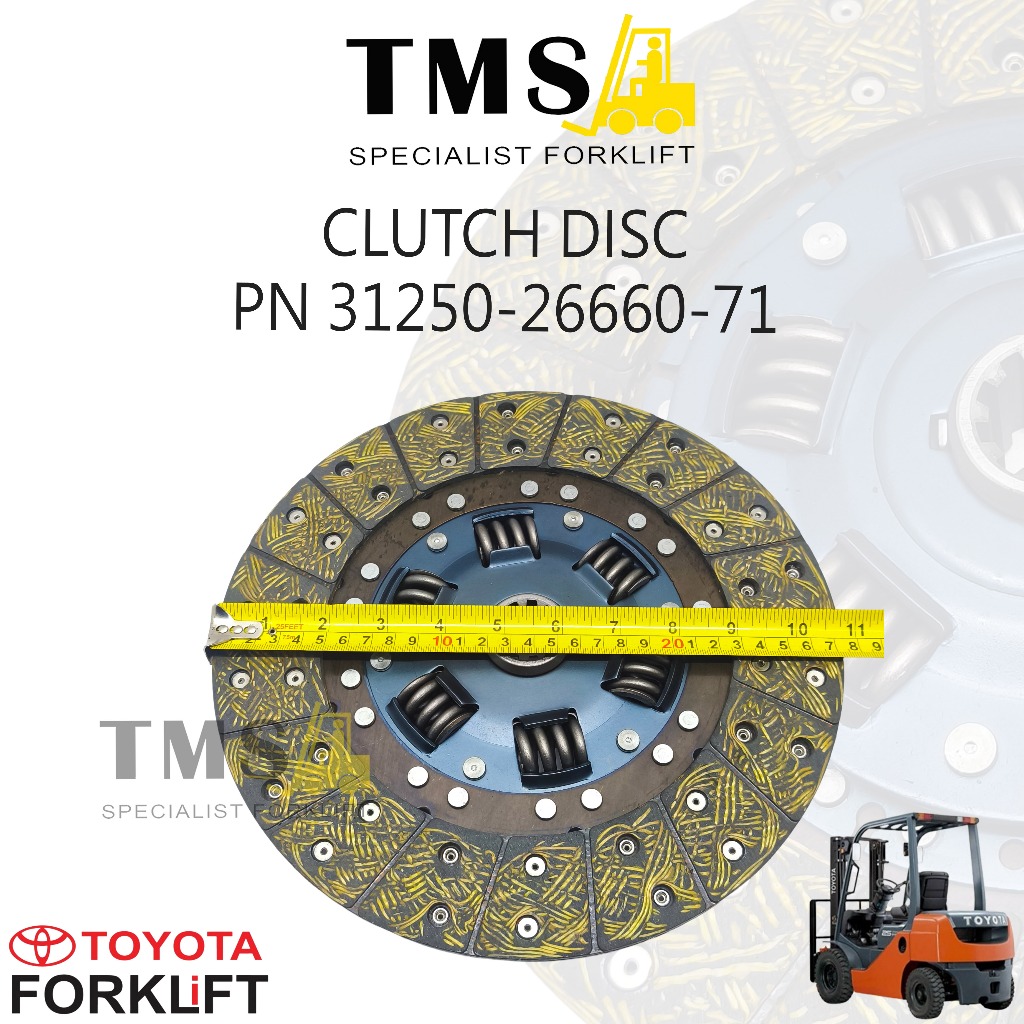 Part Number 31250-26660-71 Clutch Disc Forklift Kopling Plate GPE Heavy Duty - Gambar 3
