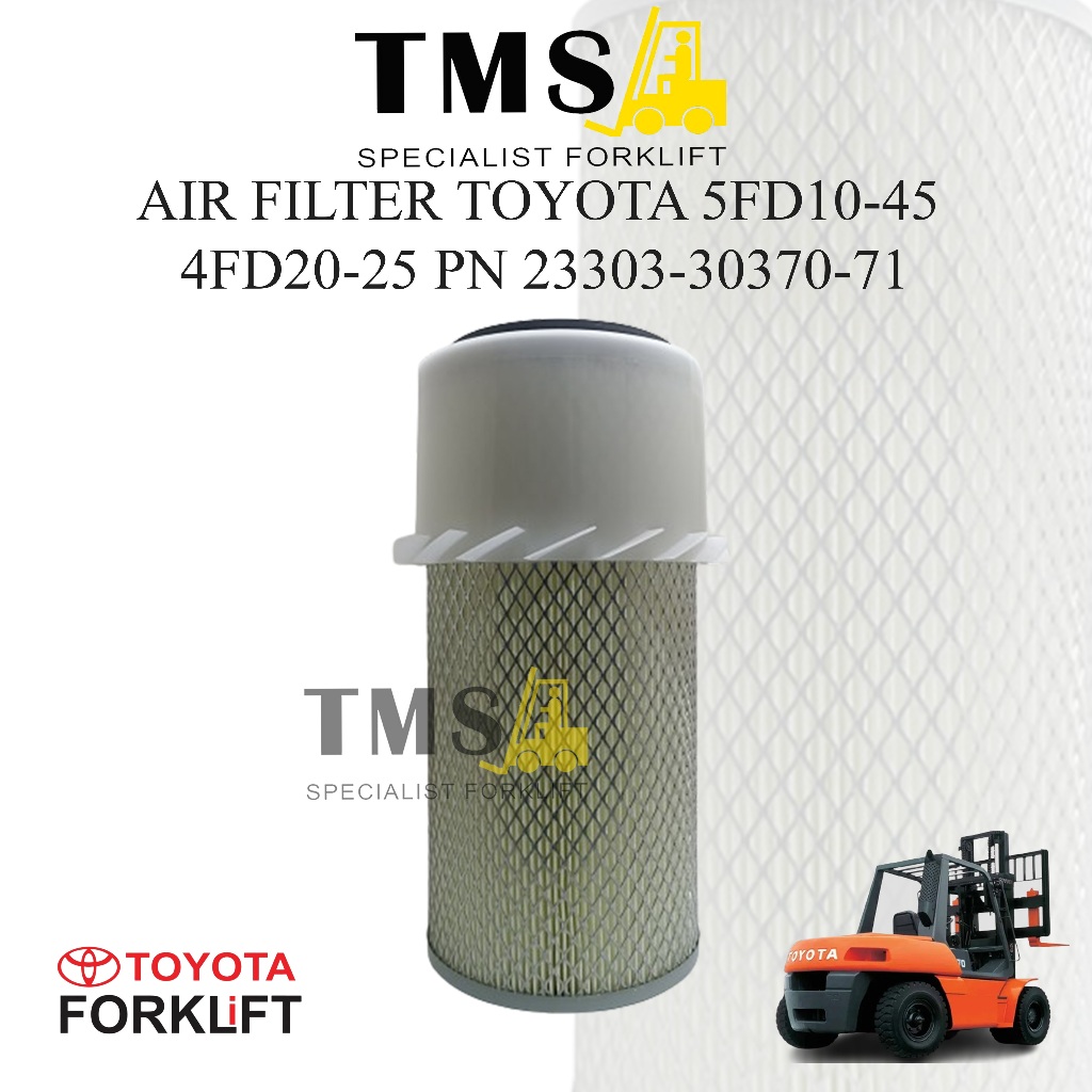 Filter Air Toyota 23303-30370-71 5FD10-45 4FD20-25 3FD20-60 Forklift