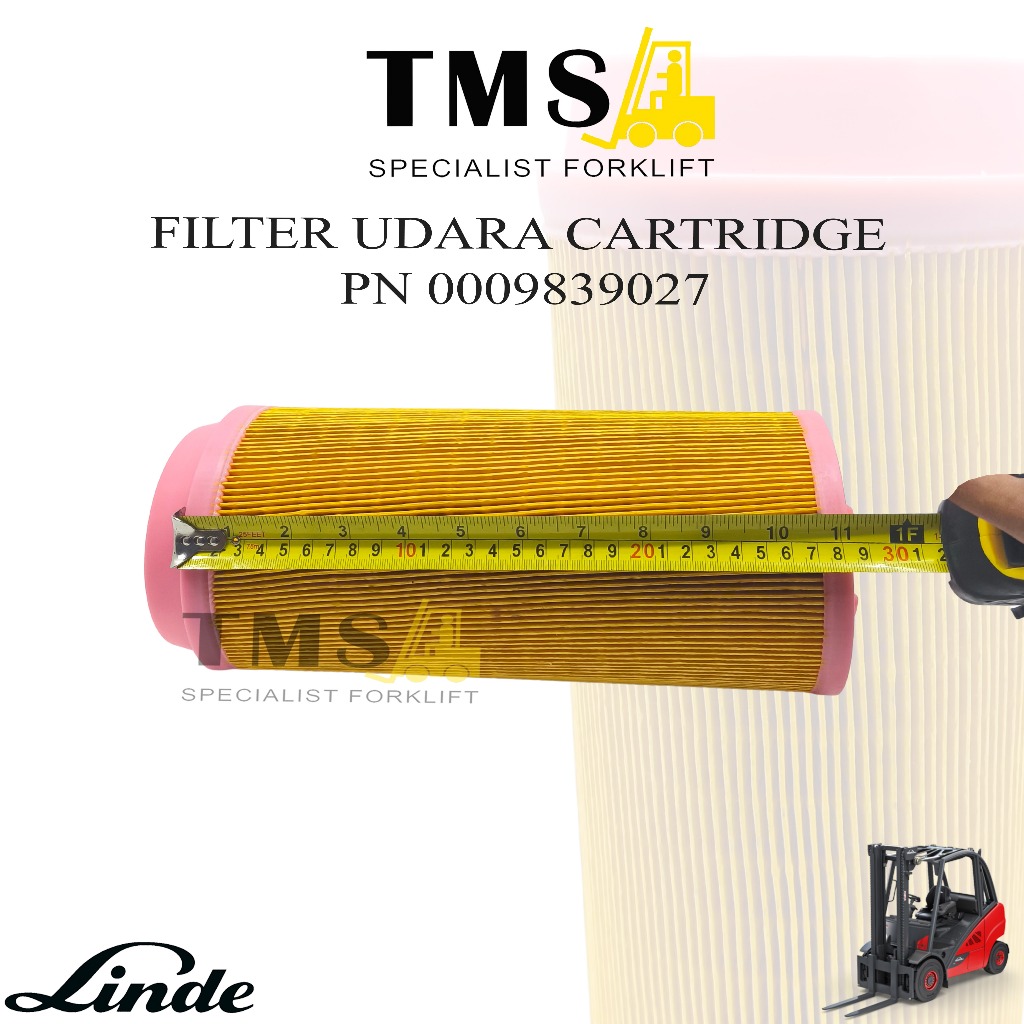 Filter AIR 0009839027 CARTRIDGE LINDE Forklift 351 H30 Filter Udara - Gambar 4
