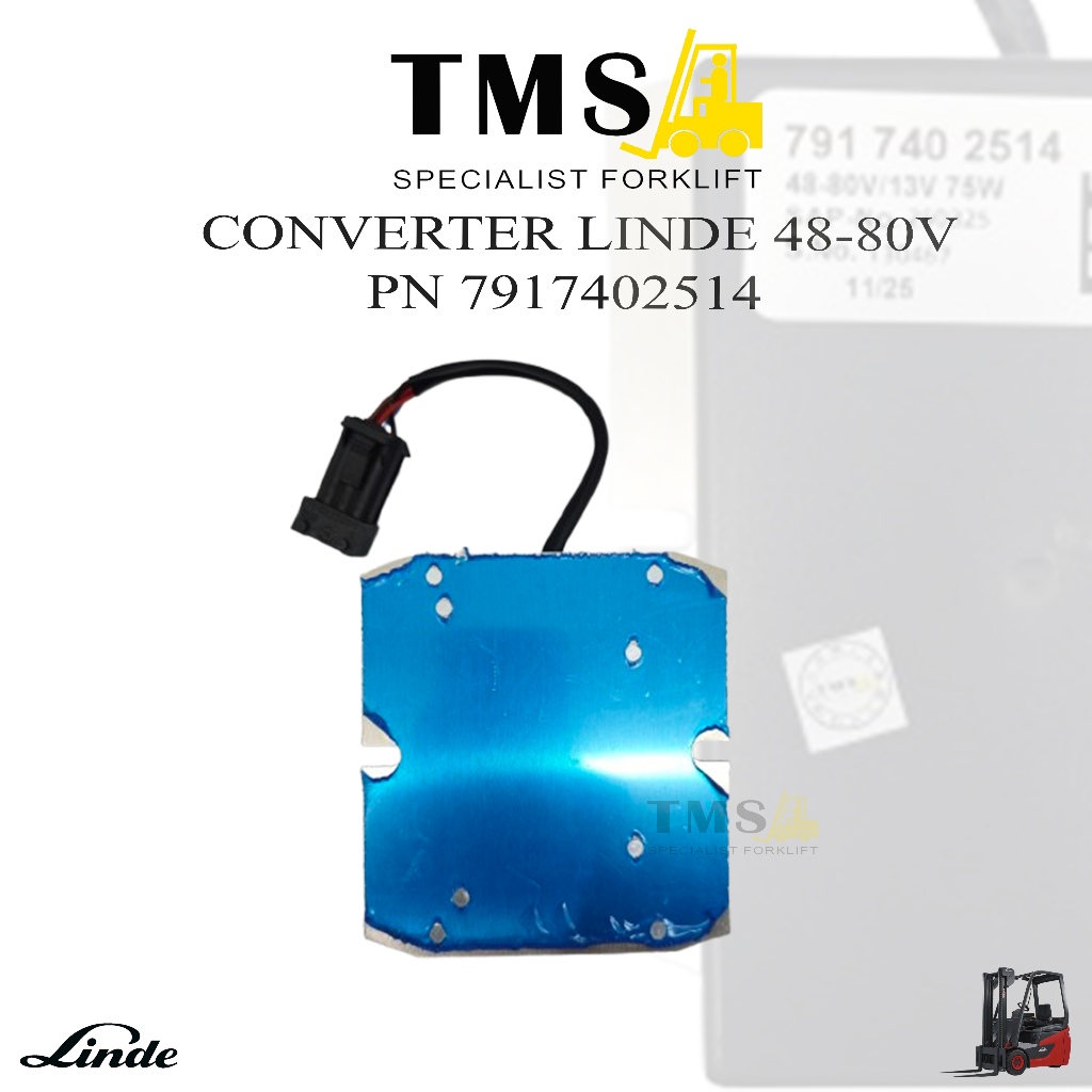 Converter Transformer LINDE Forklift 7917402514 LINDE 115 336 1275 1276 E15 E30 48V - 80V 75W - Gambar 2