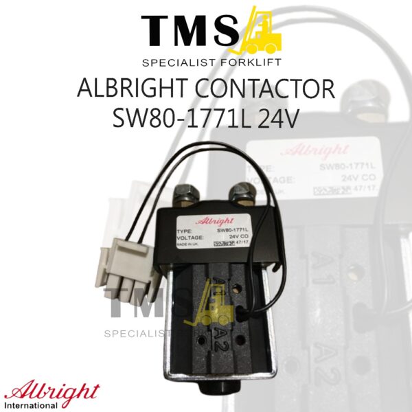 Albright Contactor SW80-1771L For Forklift Jungheinrich ERE / ERC 24V