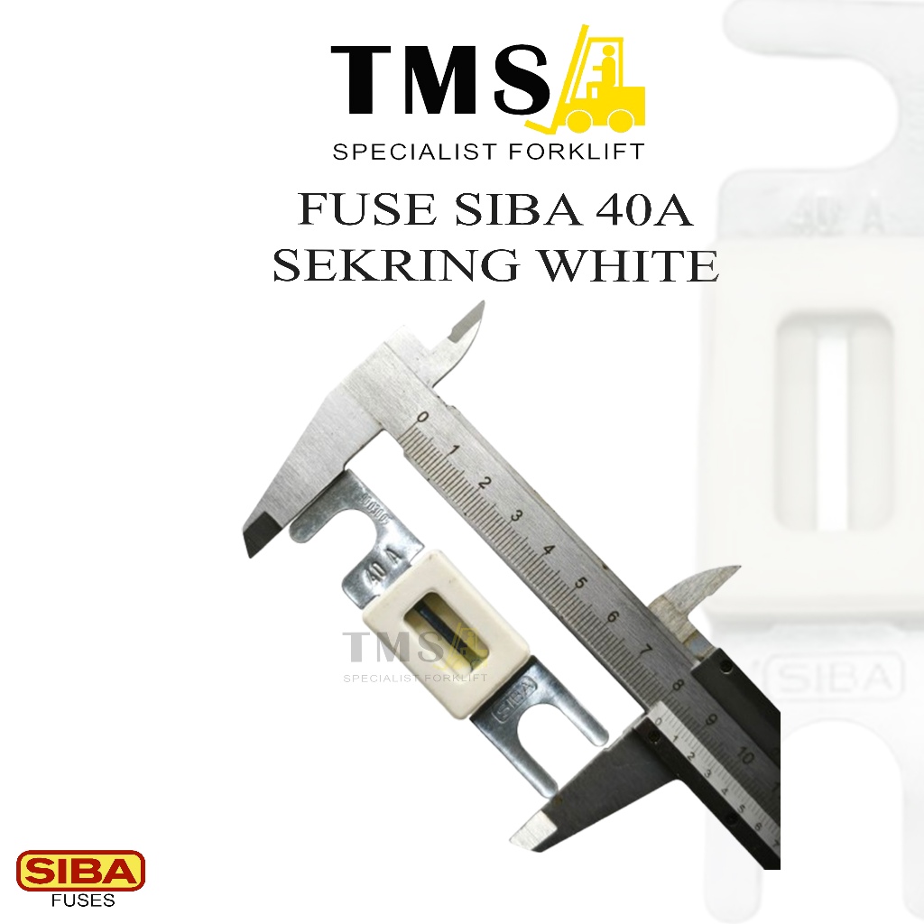 Fuse SIBA 9005805 40A 80V V-Fuse Sekring Forklift Sparepart - Gambar 3