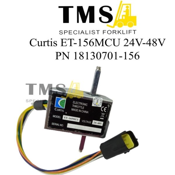 Curtis ET-165MCU 24V-48V Electronic Throttle PN 18130701-156