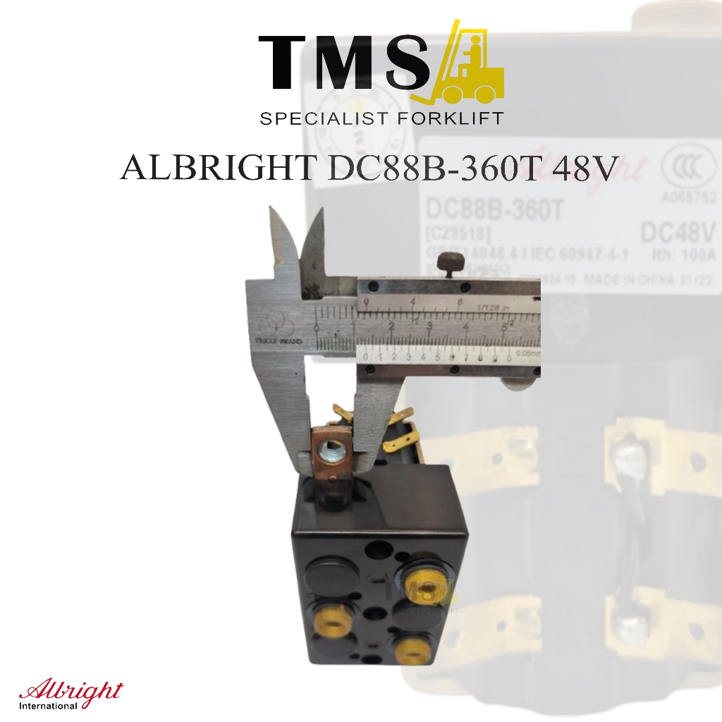 Contactor Albright DC88B-360T 48V 100A Forklift Electric Reachtruck - Gambar 5
