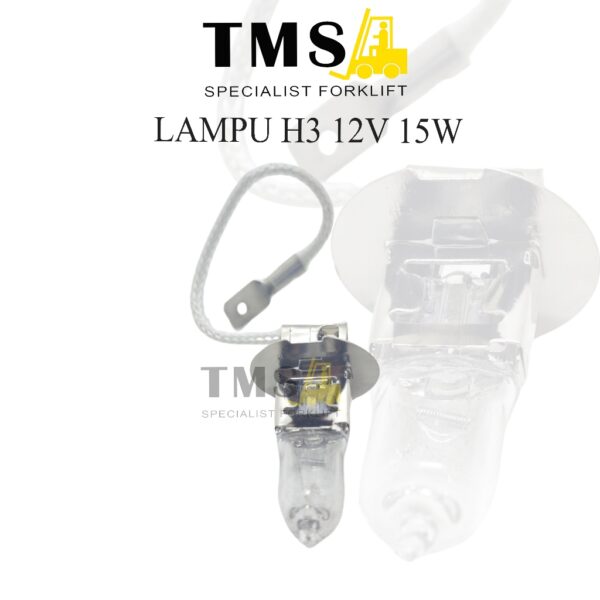 Lampu H3 12V 15W For Forklift Head Lamp Kabel