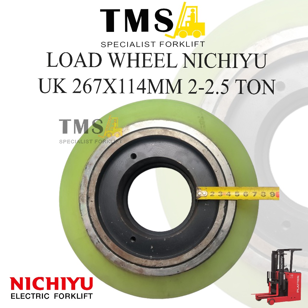 267x114 Roda Load Wheel Nichiyu Forklift Electric 2 Ton Reachtuck FBR Nichiyu - Gambar 5