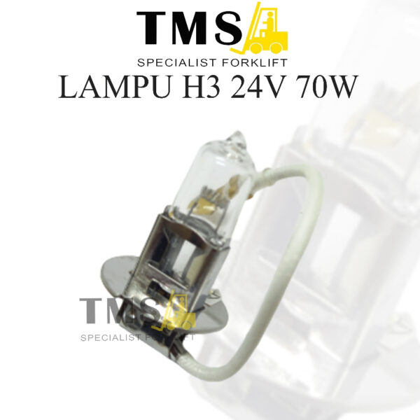 Lampu H3 24V 70W For Forklift Head Lamp Kabel