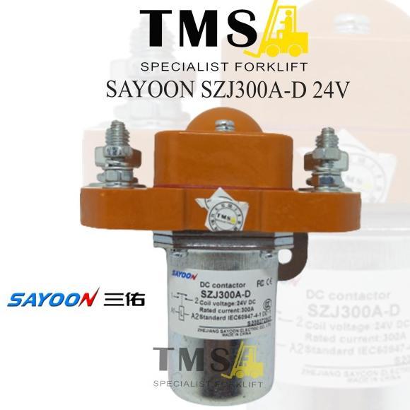 Sayoon Contactor SZJ300A MJZ300A 24V 1NO Forklift Eletric
