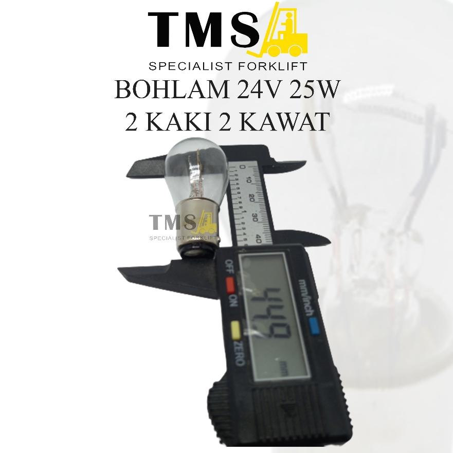 Lampu Bohlam Rem 24V 25 Watt 2 kaki 2 Kawat Forklift Bulb Brake - Gambar 5