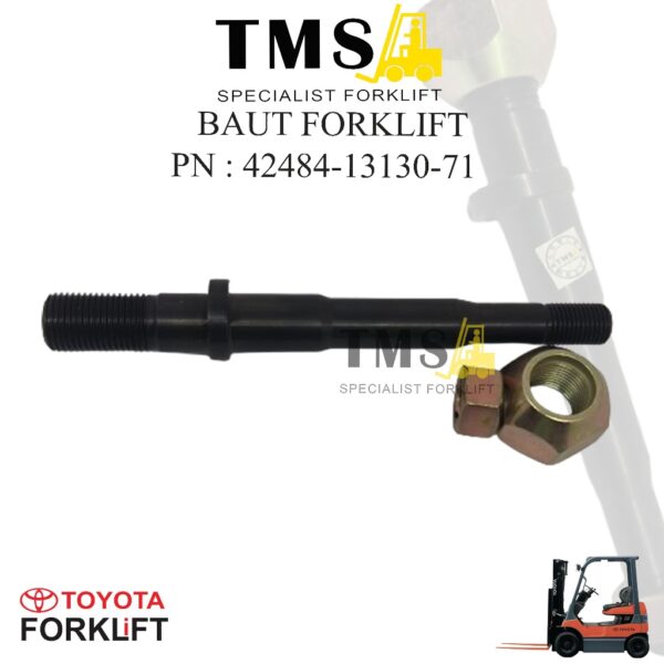 Baut Forklift 42484-23130-71 Bolt Hub Nut Toyoyta Forklift 7FB20-25