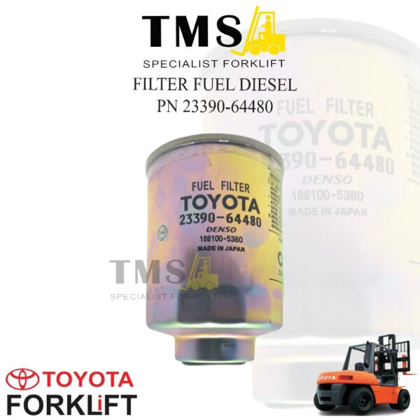Fuel Filter Diesel Toyota Forklift Part Number 23390-64480