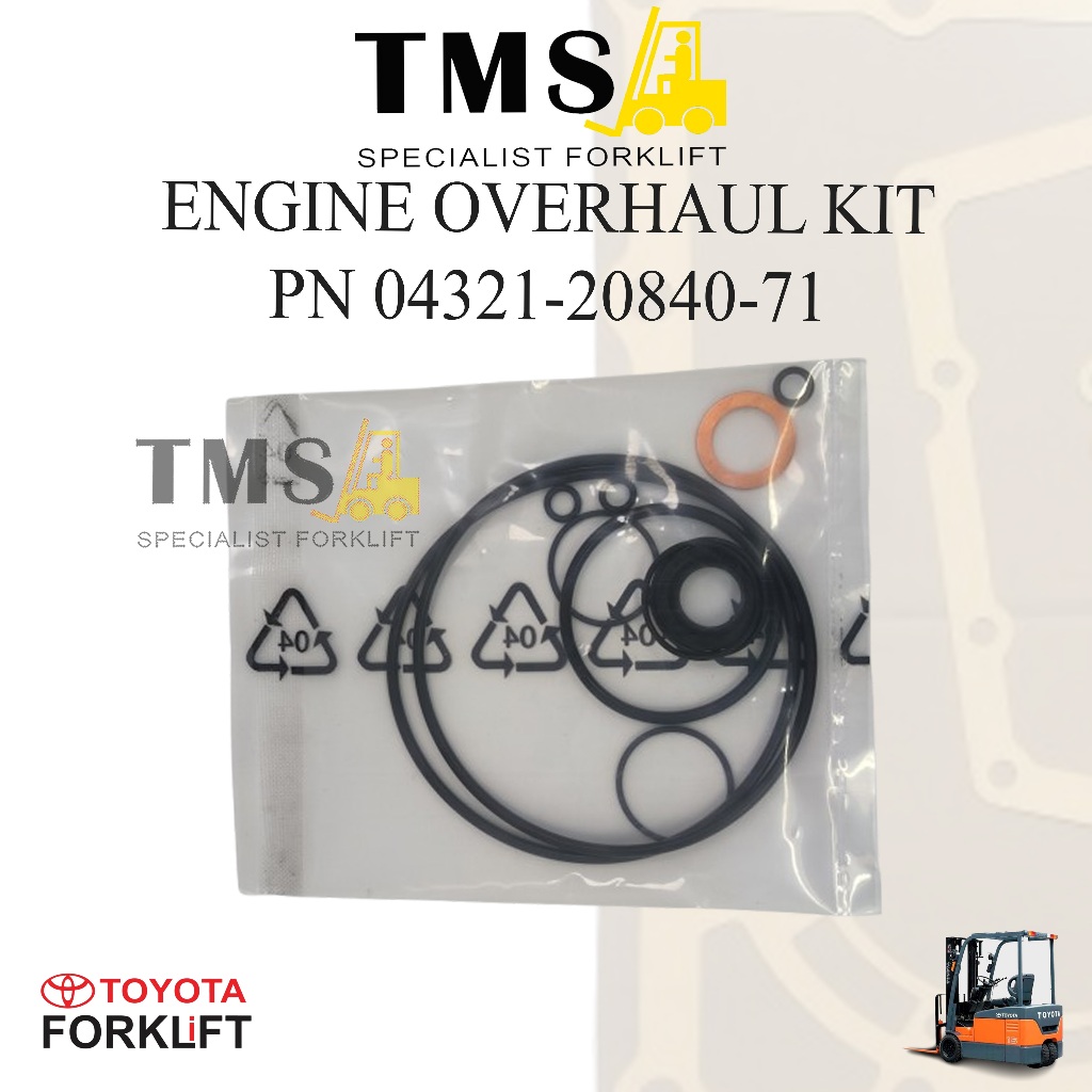 Transmisi Overhaul Kit 8FD/G10-30 04321-20840-71 Toyota Forklift Diesel - Gambar 4