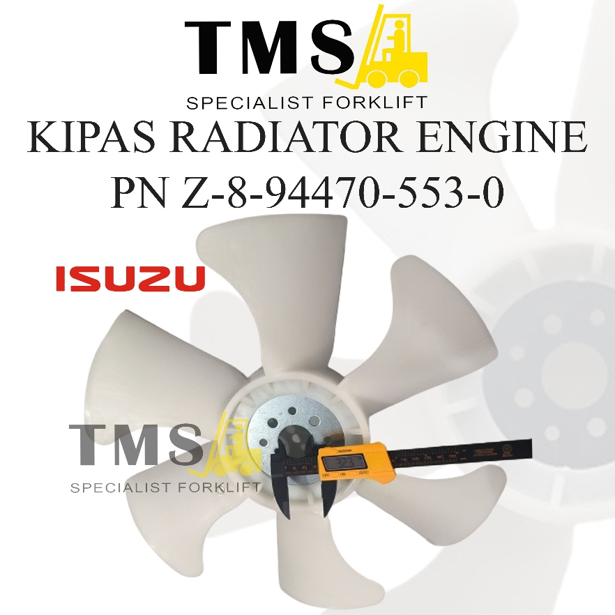 Kipas Radiator Fan Isuzu Engine Z-8-94470-553-0 - Gambar 3