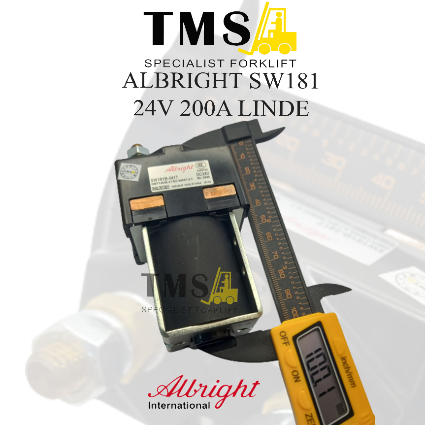 Albright SW181 Contactor For Forklift Eletric Linde 24V 200A DC - Gambar 3