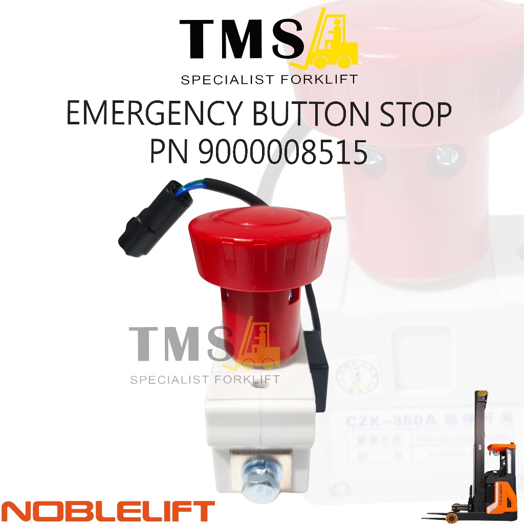 9000008515 Noblelift PS15 Electric Forklift ZDK32-350 220V 350A Emergency Button Stop Switch On off Disconnecter - Gambar 3
