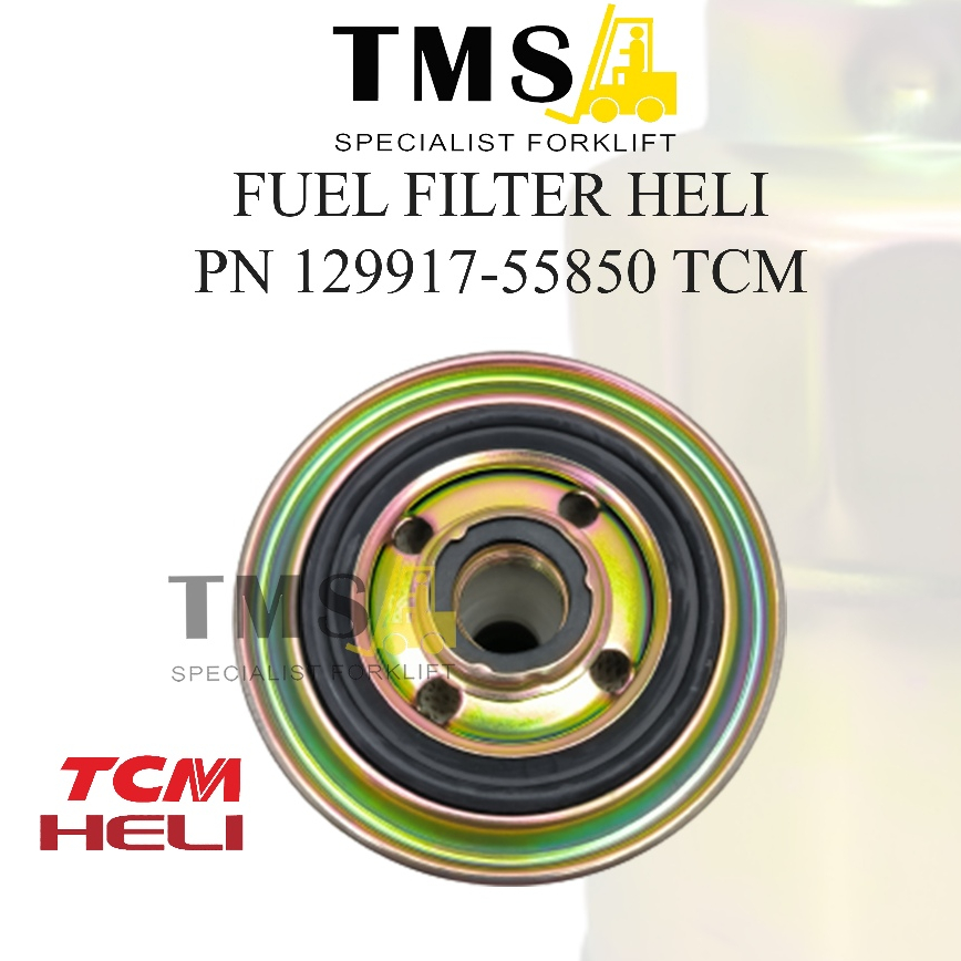 Fuel filter 129917-55850 Filter Bensin Forklift HELI TCM - Gambar 5