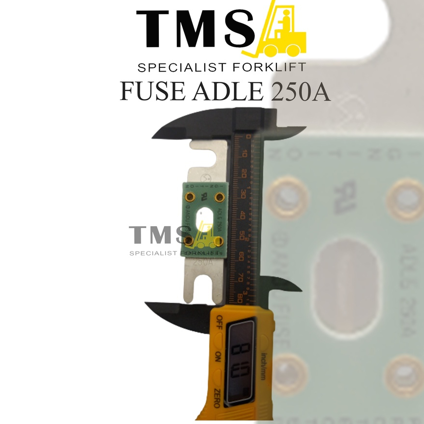 Fuse Adle Glass Copper Laminated 250A Sikring Forklift Volt DC - Gambar 2