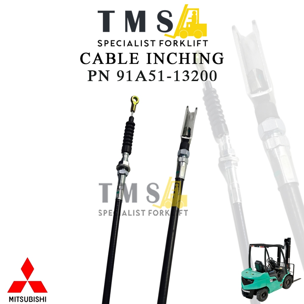 Cable Inching Forklift Mitsubishi 91A51-13200 Kabel Control FD20 FD25 FD30 FG Series - Gambar 2