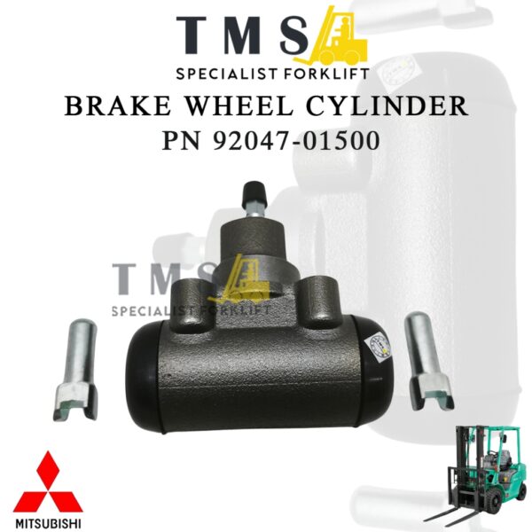 Wheel Cylinder Brake Mitsubishi Forklift PN 92047-01500 FD50-70 FD70 F20C Master Rem