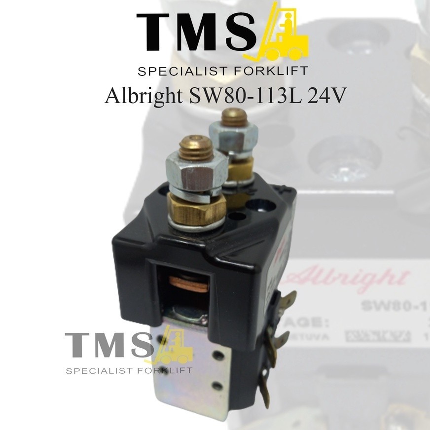 Contactor Albright SW80-113L 24V For Forklift Eletric Kontaktor Linde - Gambar 2