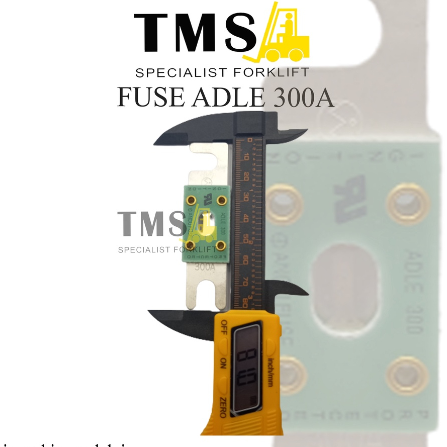 Fuse 300A Adle Glass Copper Laminated Sikring Forklift Volt DC 125V - Gambar 3