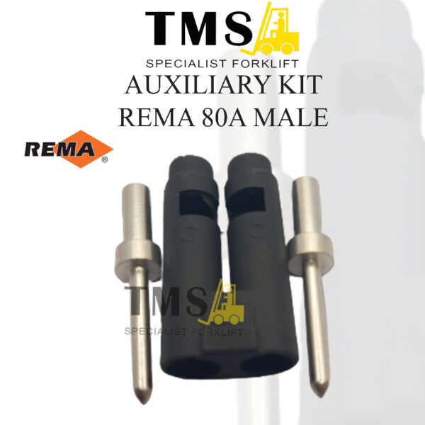 Aux Socket Rema Battery Auxiliary 80A Male DIN Contacts Plug