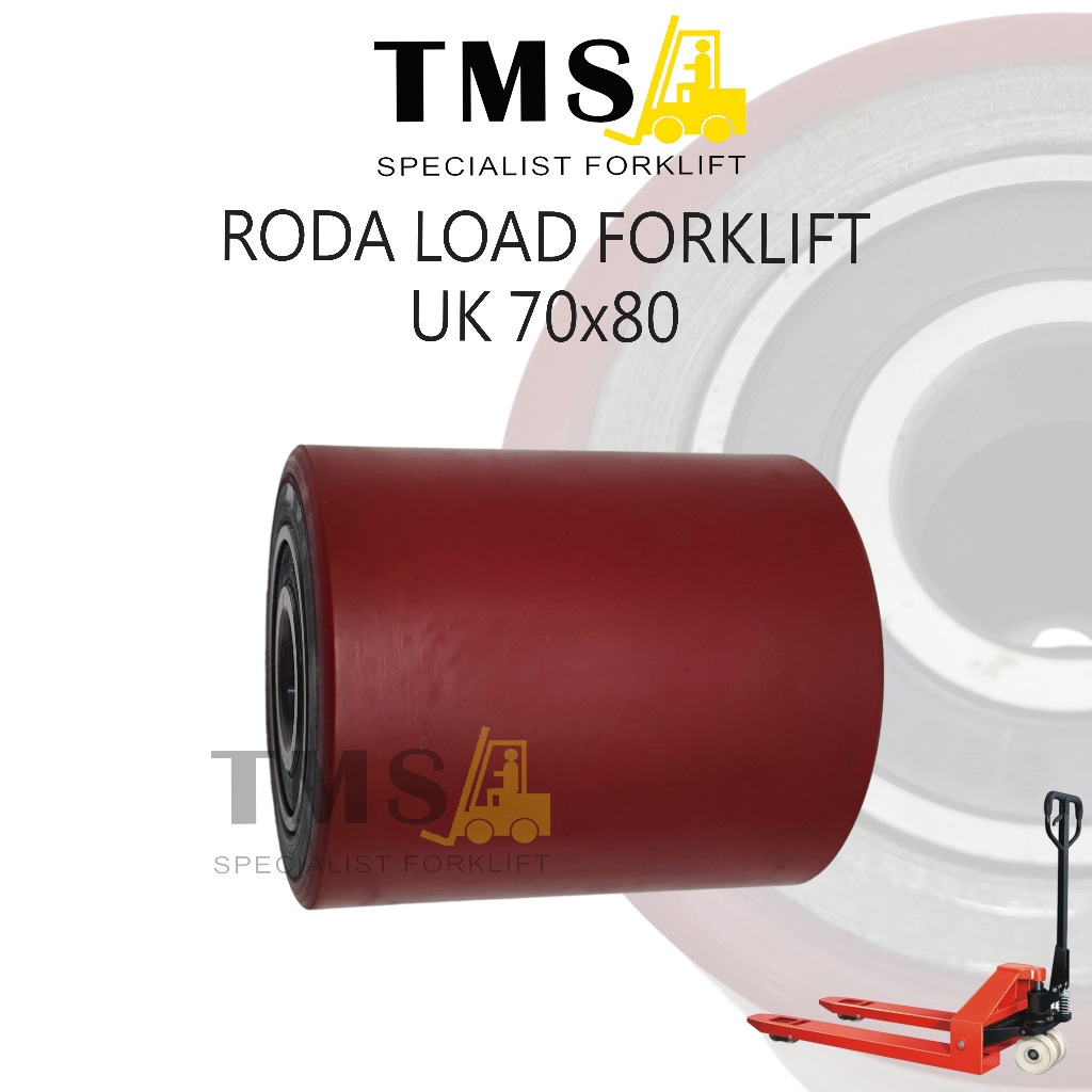 Roda Load Wheel Ukuran 70x80mm Forklift Hand Pallet,Electric Pallet Truck & Stacker - Gambar 2