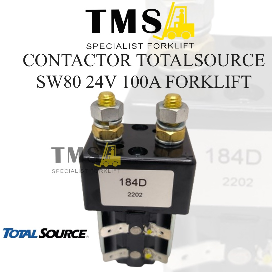 Contactor Forklift Clectric Type SW80 24V 100Amp Sparepart Forklift TotalSource