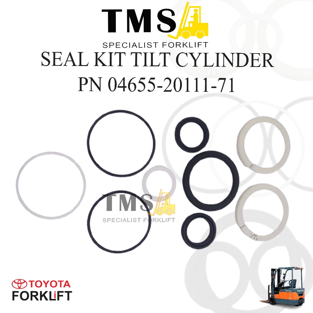 Seal Kit Tilt Cylinder 8FD30 04655-20111-71 Toyota Forklift Karet Seal