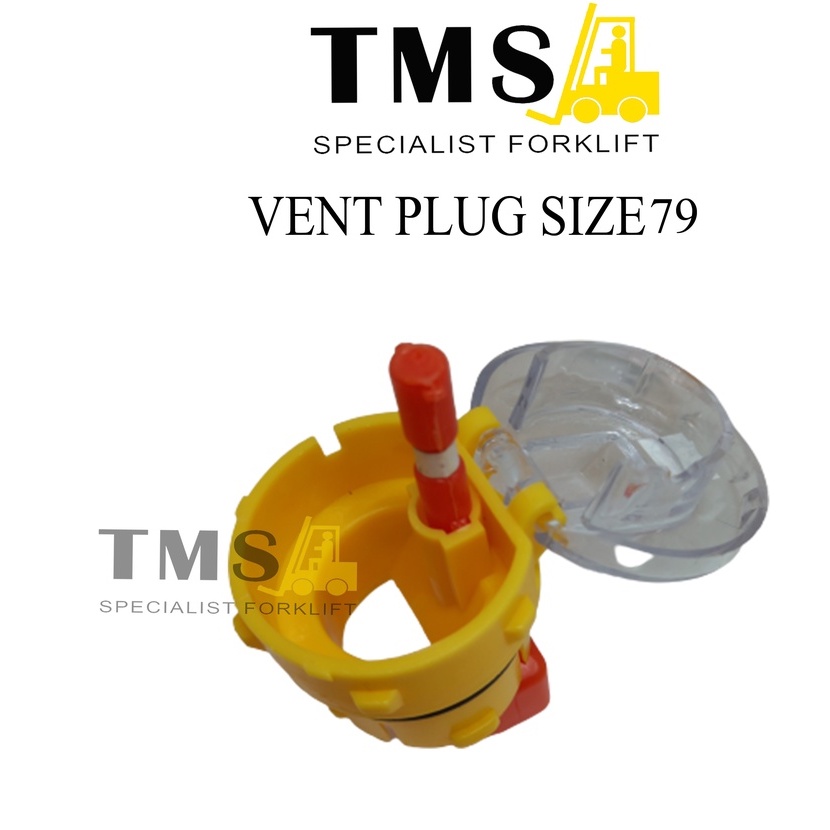 Vent Plug Battery Tutup size 79 Battery Forklift Electric Cup size 79 - Gambar 3