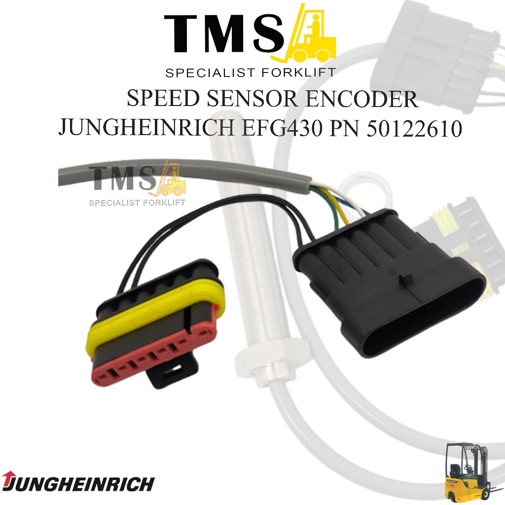 Speed Sensor Forklift Encoder 50122610 Jungheinrich Electric Forklift EFG430 3 Ton - Gambar 6
