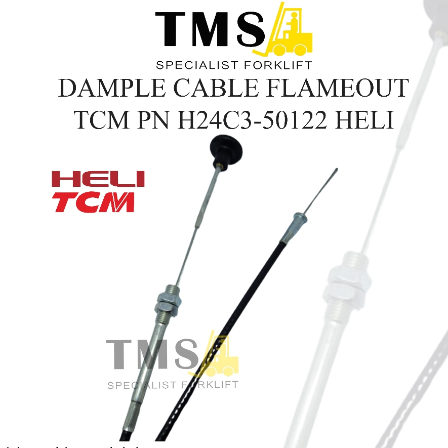 Kabel Dample Cable Flameout H24C3-50122 A490CA498 Heli Forklift H2000 - Gambar 5