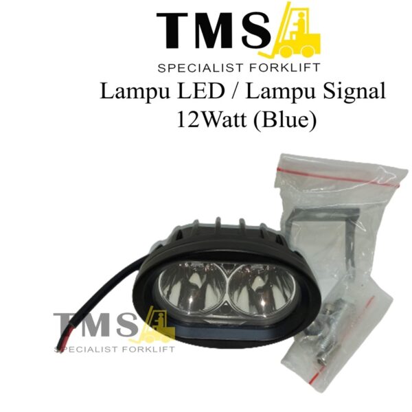 Lampu LED White 12 Watt / LED Warning Lamp Forklift Work Spot Safety