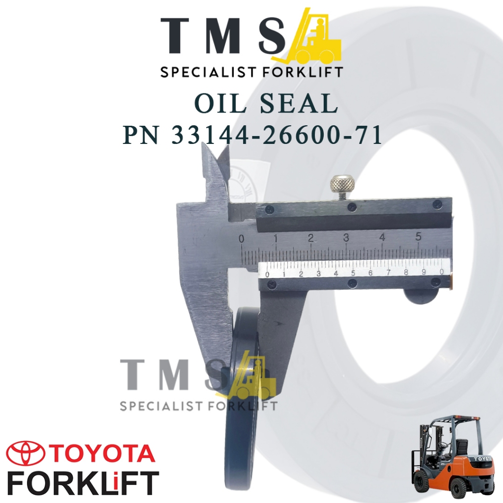 Seal Oil Toyota Forklift Part Number 33144-26600-71 Seal As Roda Depan Forklift - Gambar 5