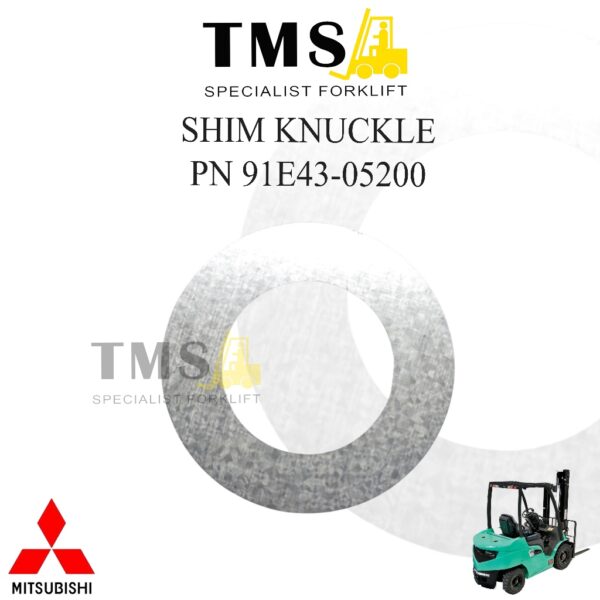 Shim Knuckle Part Number 91E43-05200 Mitsubishi Forklift Counter Balance