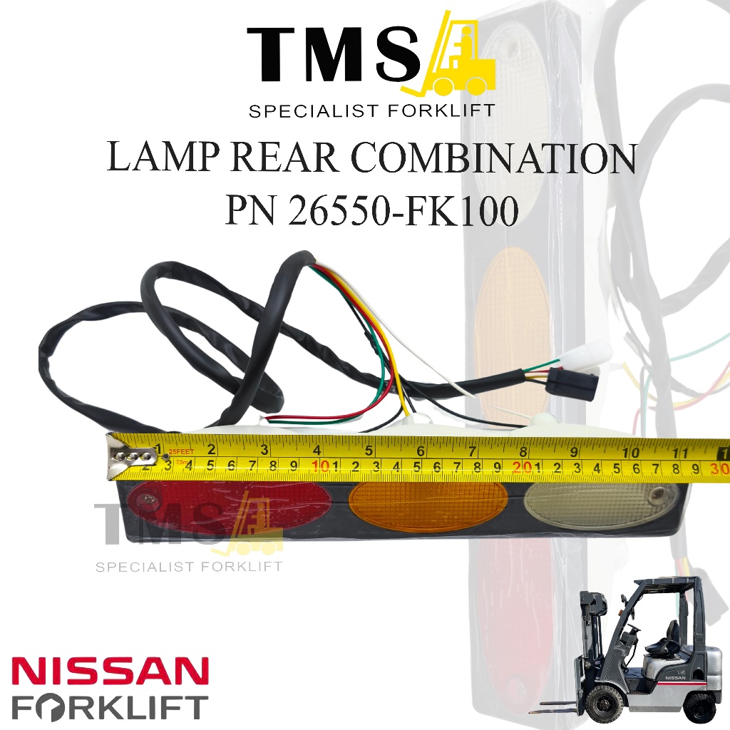 Lamp Rear Combination PN 26550-FK100 For Forklift Nissan Series L01 & L02 - Gambar 4