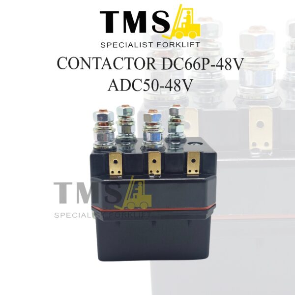 Contactor DC66P Type ADC50-48V 80 Ampere 48V  80A DC Motor Reversing Contactor Winch Solenoid Relay Switch DC66