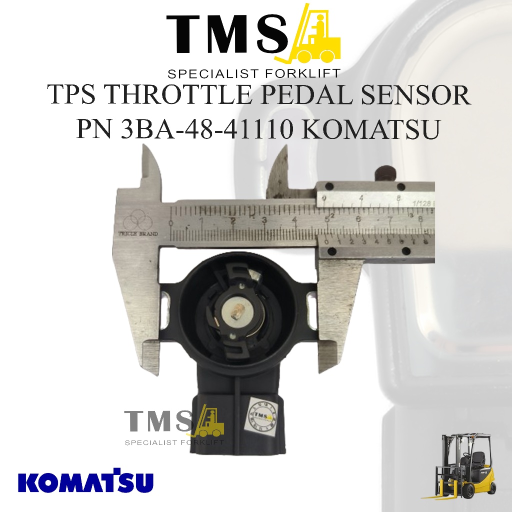 TPS Throttle Pedal Sensor 3BA-48-41110 Accelerator Komatsu Electric Forklift FB15 FB30 - Gambar 5